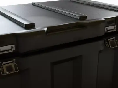 Military Crate Low-poly 3D model