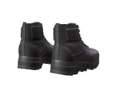 Boots 64 - All MH Bodies - UE5 Skeletons - Rigged Low-poly 3D model