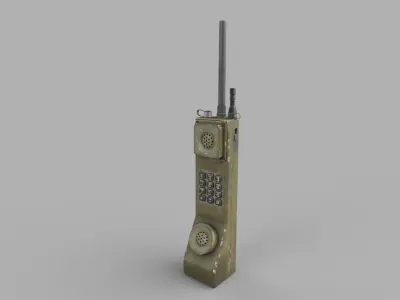 call in radio 3D model