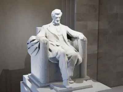 Abraham Lincoln Low Poly Low-poly 3D model