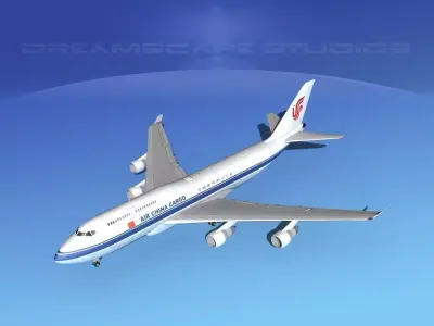 Boeing 747-400 Air China Cargo 3D model