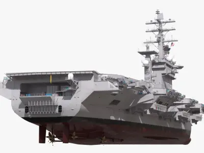 USS Dwight D Eisenhower CVN 69 3D model
