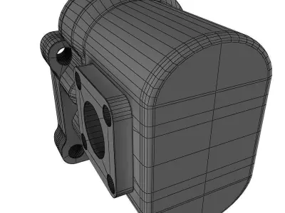 3D Gear pump 3D model