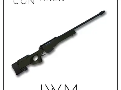 I W M sniper rifle 3D model