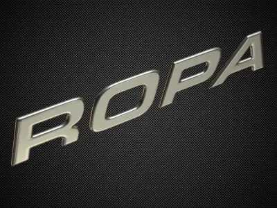 ropa logo 3D model