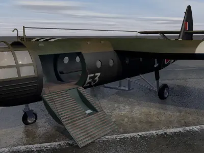 Airspeed AS51 Horsa Mk-1 3D model