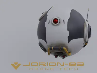 Jorion Flying Robot Drone  Low-poly 3D model