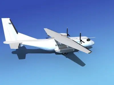 Casa CN-235 Unmarked 2 3D model