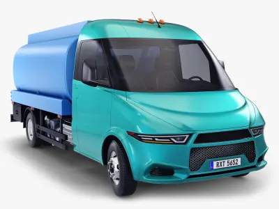 Generic Light Truck Tank v 1 3D model