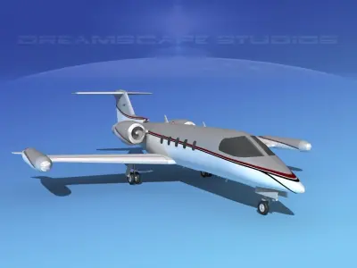 Gates Learjet 35 V02 3D model