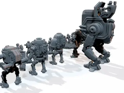 EISENMANN MECH INFANTRY COLLECTION 2 - BY CIZJUT 3D print model