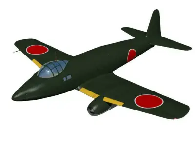 Yokosuka R2Y Keiun kai 3D model
