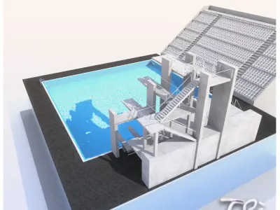 DIVING POOL 3D model