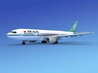 Airbus A300 Alfa 2 3D model