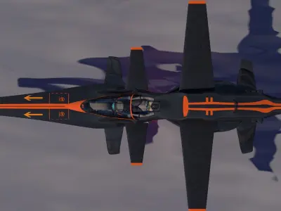 Horizon Tech Hydro High Speed Racer SR 01 Low-poly 3D model