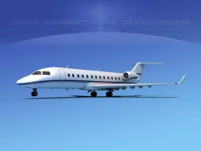 Bombardier Challenger 850 V12 3D model