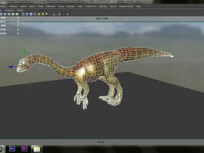 Allosaurus dinosaur 3D model
