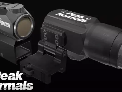 Sig Sauer - Romeo 5 Red Dot Sight Low-poly 3D model
