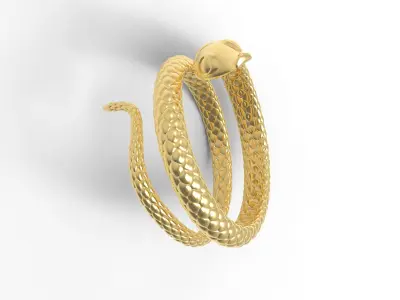 snake ring 3D model