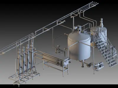 9- Factory units 3D model