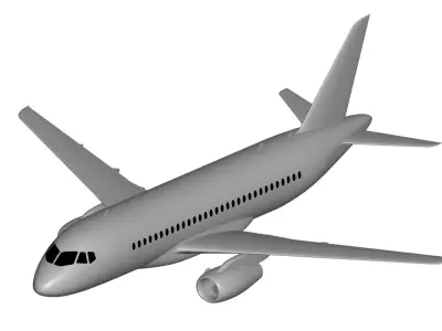 Sukhoi Superjet 100 3D model