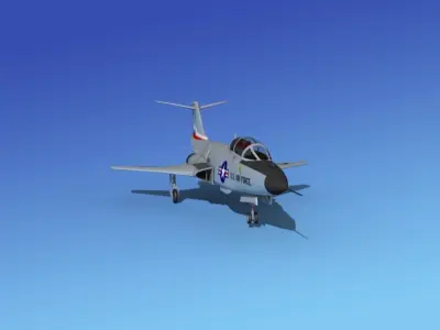 McDonnell F-101B Voodoo V08 3D model