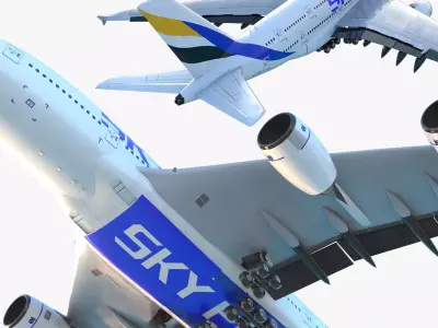 SKYFLY AIRPLAN HIGH POLY 3D model