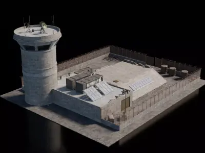 Warzone - Bunker 3D model