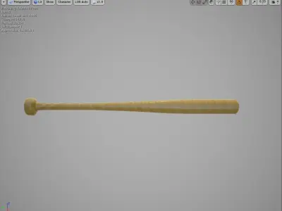 Baseball Bat Free 3D model
