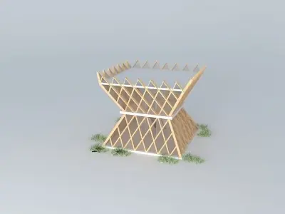 romania int expo pavilion 3D model