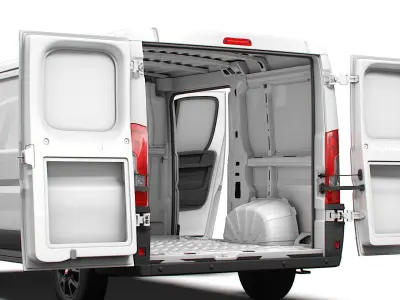 Fiat Ducato Van L1H1 HQ Interior 2023 3D model