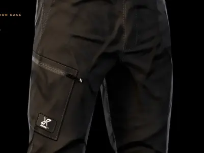 Revolution Race Basic Pants Low-poly 3D model