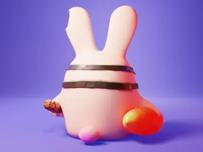 Cartoon character JasonBit and Animation 3D model