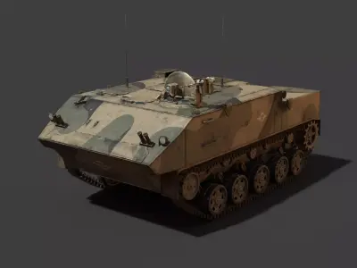 BTR-MDM Rakushka Low-poly 3D model