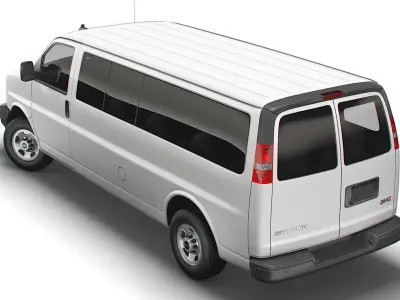 GMC Savana Extended WB 2022 3D model
