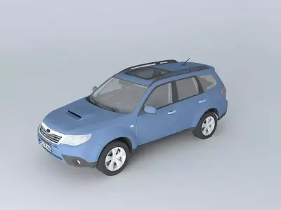 Subaru Forester 2.5 XT SH 2008 Free 3D model