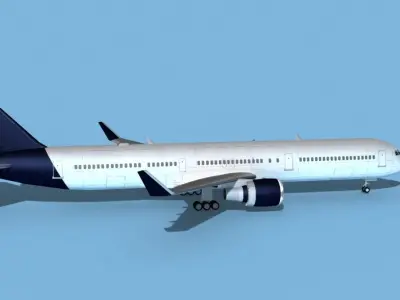 Boeing 767-400 Corporate 2 3D model