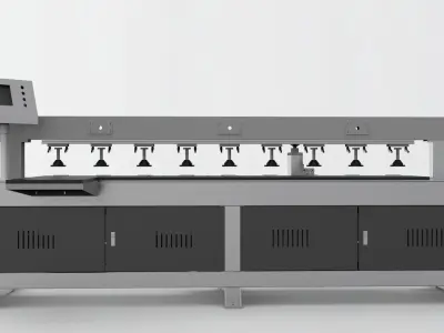 A side drilling machine 3D model