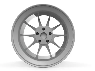 SSR GTV02 Wheel 3D model