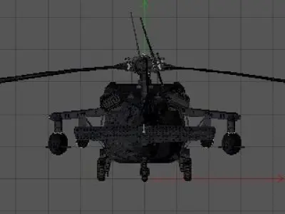 UH-60 Blackhawk SOAR 3D model