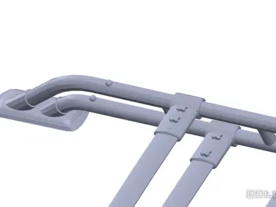 2019 Toyota 4Runner TRD Pro Genuine OEM Roof Rack 3D model