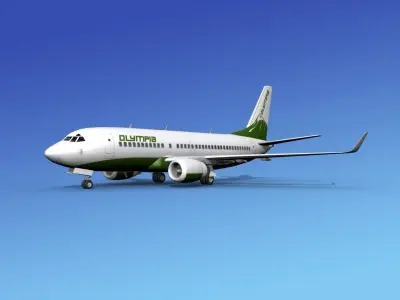 Boeing 737-700ER Olympia Charter 3D model