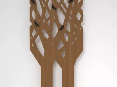 Tree hanger Free 3D model