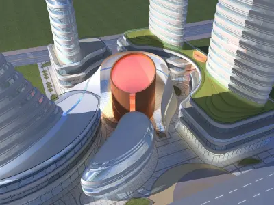 Office Building 3 3D model