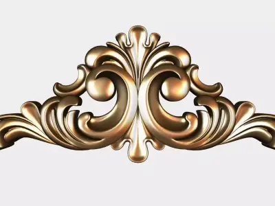 Carved decor for cnc 53 Free 3D model