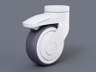 Caster Wheel 2 3D model