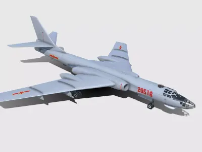 Xian H-6 3D model