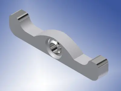Rockerarm aluminum bracket Free 3D model