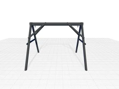 Cripple Creek A-Frame 3D model