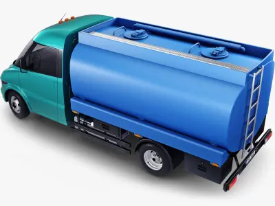 Generic Light Truck Tank v 1 3D model